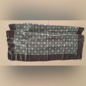 Echo | ladies Echo geometric pattern square silk scarf